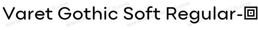 Varet Gothic Soft Regular字体转换